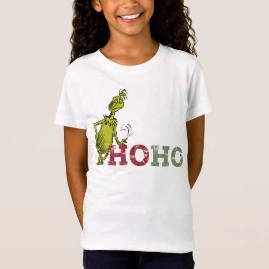 T-Shirt Le Grinch | Ho Ho Ho (Devant)