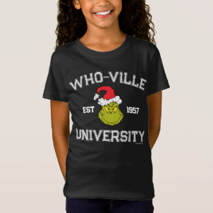 T-Shirt Le Grinch Université de Who-ville Établie en 195