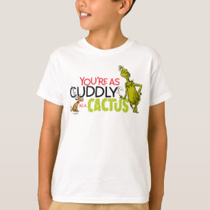 T-shirt Le Grinch Vous êtes aussi câlin qu'une citation