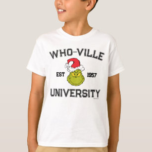 T-shirt Le Grinch   Who-ville University Est 1957