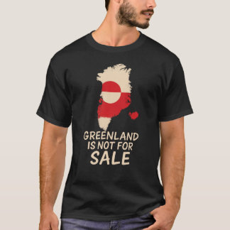 T-SHIRT LE GROENLAND N'EST PAS À VENDRE