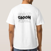 T-shirt Le GROOM (nom) (Dos)