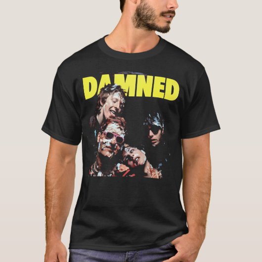 T-shirt Le groupe Damned (Devant)