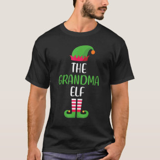 T-shirt Le groupe de Noël de la famille de la grand-mère e