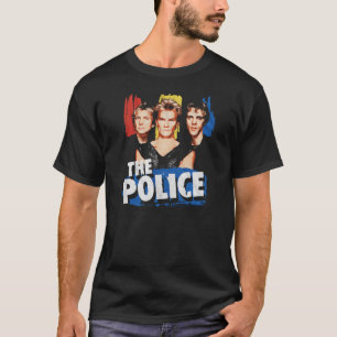 T-shirt Le groupe de rock policier