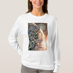 T-shirt Le groupe et la lune de nuit les plus noirs
