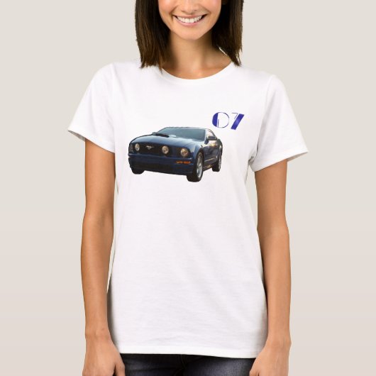 T-shirt Le GT, mustang, 2007 (Devant)