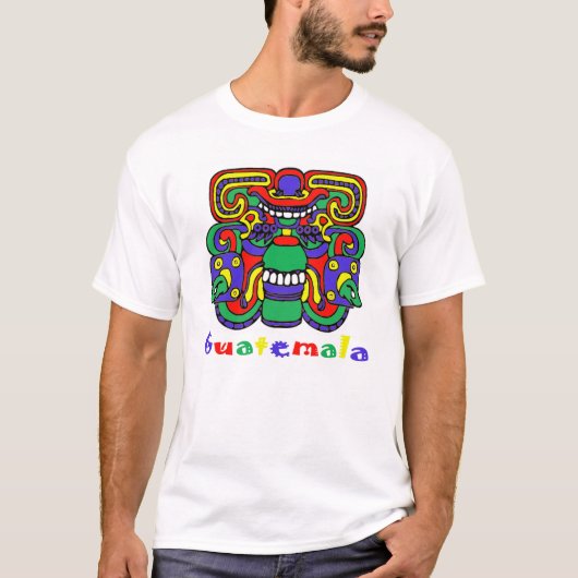 T-shirt Le Guatemala maya (Devant)