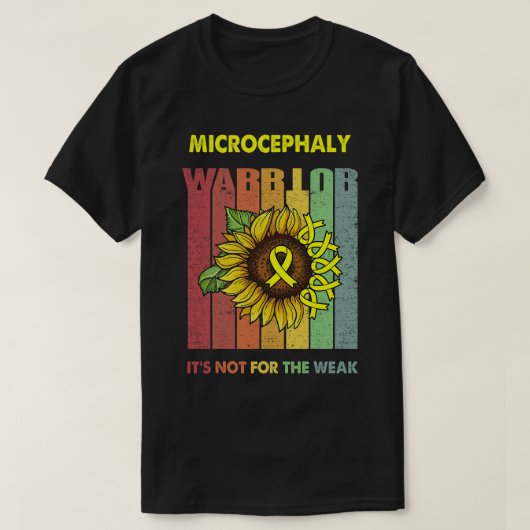 T-shirt Le guerrier de la microcéphalie n'est pas pour les (Design devant)