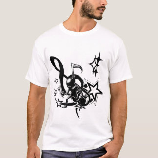 T-shirt Le guerrier de la musique