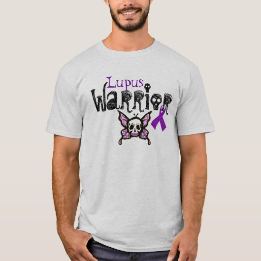 T-shirt Le guerrier de lupus… n'abandonnent jamais ! (Devant)