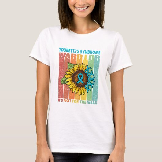 T-shirt Le guerrier du syndrome de Tourette, ce n'est pas (Devant)