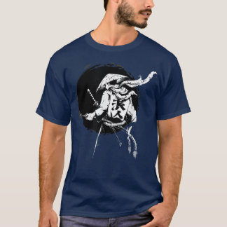 T-shirt Le guerrier fantôme Samurai Anime Manga Bushido 