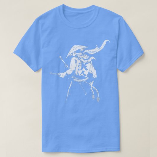 T-shirt Le guerrier fantôme Samurai Anime Manga Bushido (Design devant)