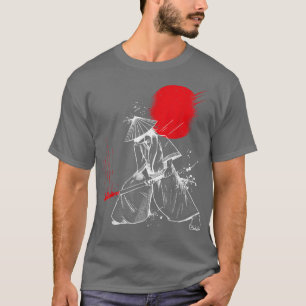 T-shirt Le guerrier fantôme Samurai Anime Manga Bushido (2