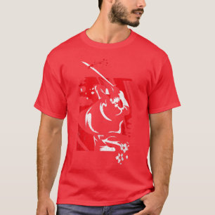 T-shirt Le guerrier fantôme Samurai Anime Manga Bushido (2