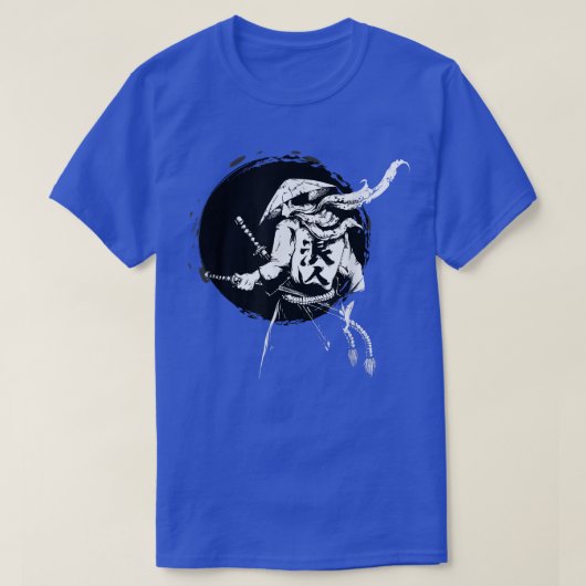 T-shirt Le guerrier fantôme Samurai Anime Manga Bushido (6 (Design devant)