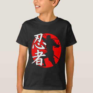 T-shirt Le guerrier Japon Ninja T Chemise Karate Judo Comt