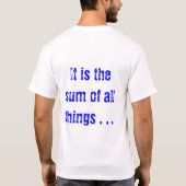 T-shirt Le guide de Hichhiker de la galaxie (Dos)