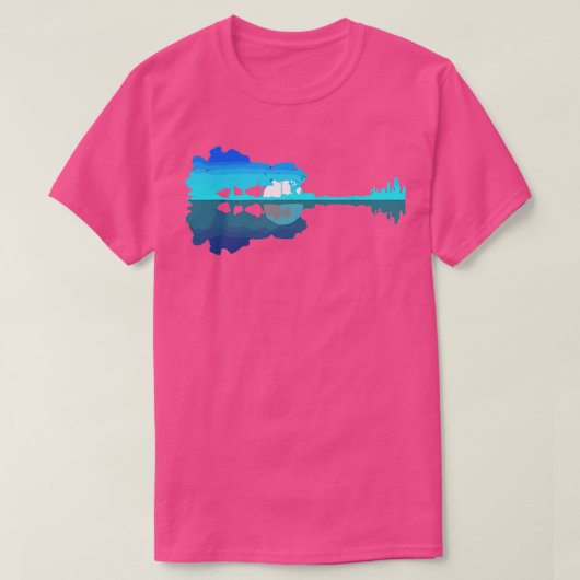 T-shirt le guitariste est cool (Design devant)