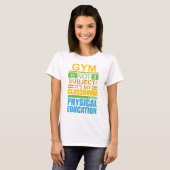 T-shirt Le gymnase n'est pas un sujet (Devant entier)