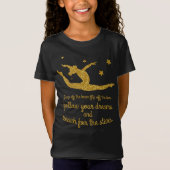 T-Shirt le gymnaste inspiré de citation de gymnastique (Devant)