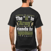 T-shirt Le H dans l'armée (Dos)