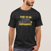 T-shirt Le H en Cyber Sécurité est pour HappyT-shirt (Devant)
