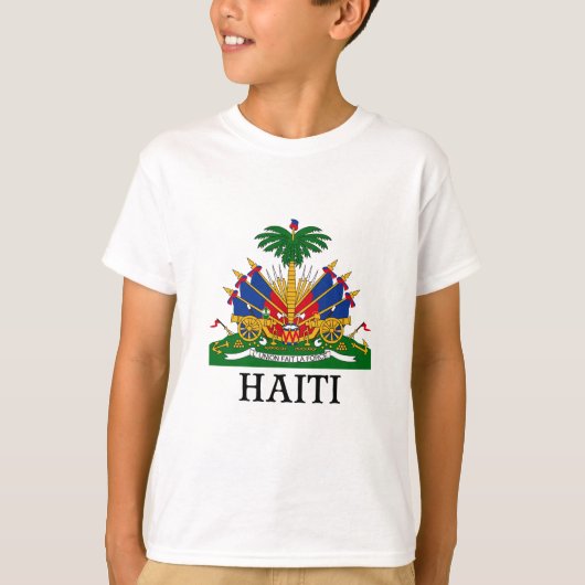 T-shirt Le HAÏTI - emblème/manteau des (Devant)