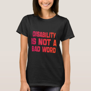 T-shirt Le Handicap N'Est Pas Un Mauvais Mot Tie Dye Handi
