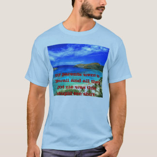T-shirt le hawaii_text, mes parents est allé en Hawaï et