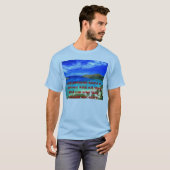 T-shirt le hawaii_text, mes parents est allé en Hawaï et (Devant entier)