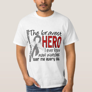 T-shirt Le héros le plus courageux j'ai jamais connu le