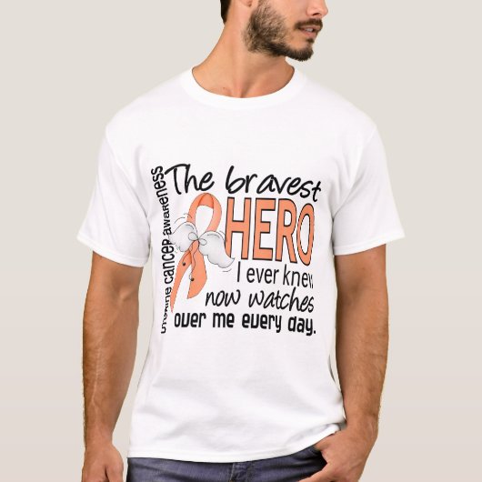 T-shirt Le héros le plus courageux j'ai jamais connu le (Devant)