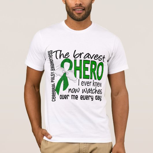 T-shirt Le héros le plus courageux j'ai jamais su (Devant)