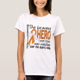 T-shirt Le héros le plus courageux j'ai jamais su la