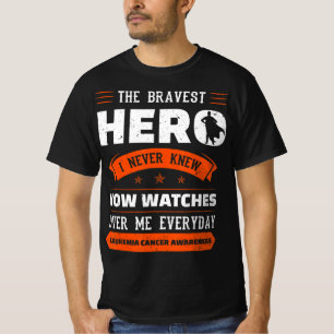 T-shirt Le héros le plus courageux que je n'ai jamais conn
