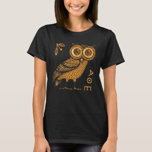 T-shirt Le hibou d'Athéna - Mythologie grecque - Grèce ant