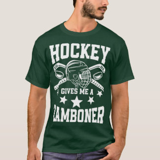 T-shirt Le hockey me donne un cadeau sportif vintage Zambo