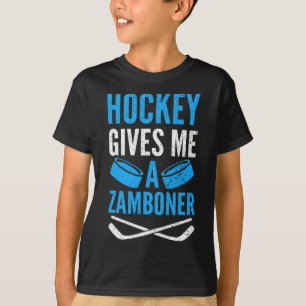 T-shirt Le Hockey Me Donne Un Zamboner