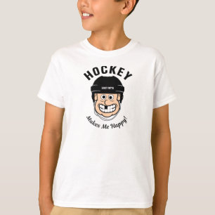 T-shirt Le Hockey Me Rend Joyeux Joueur De Hockey Drôle