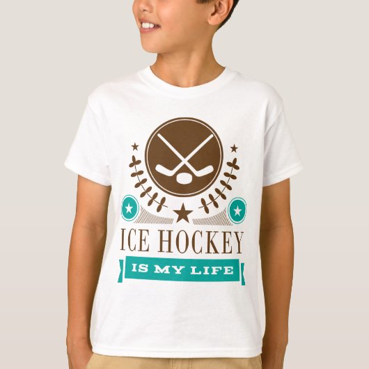 T-shirt Le hockey sur glace est mon cadeau de la vie (Devant)