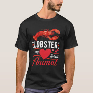 T-shirt Le homard est mon esprit Animal Love mignon Homard