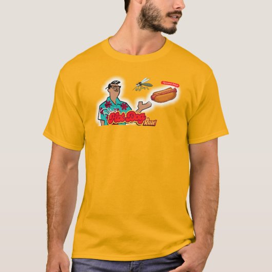 T-shirt Le Hot Dog Run de Retro (Devant)