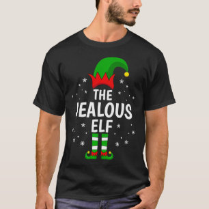 T-shirt Le Jalous Elf Xmas jumeler la famille drôle Noël