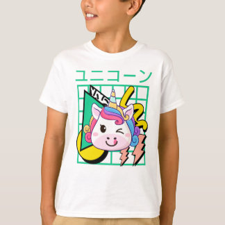T-shirt Le Japon des années 90 Kawaii Unicorn