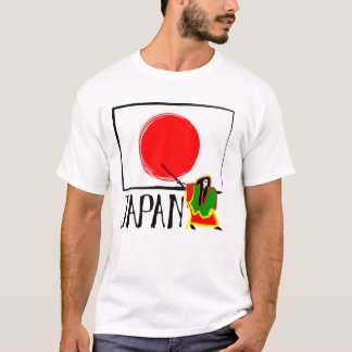T-SHIRT LE JAPON (LIGNE DE DRAPEAU)