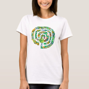 T-shirt Le jardin de labyrinthe - conception originale de