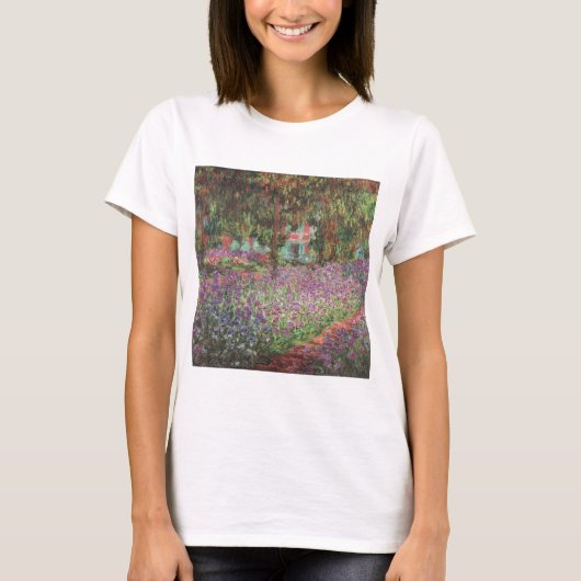 T-shirt Le jardin de l'artiste à Giverny par Claude Monet (Devant)