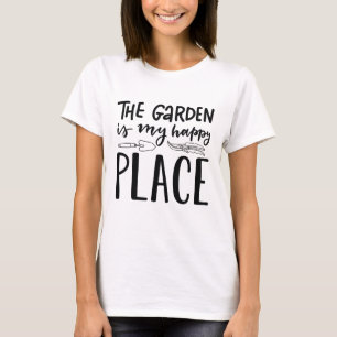 T-shirt Le Jardin Est Mon Endroit Heureux